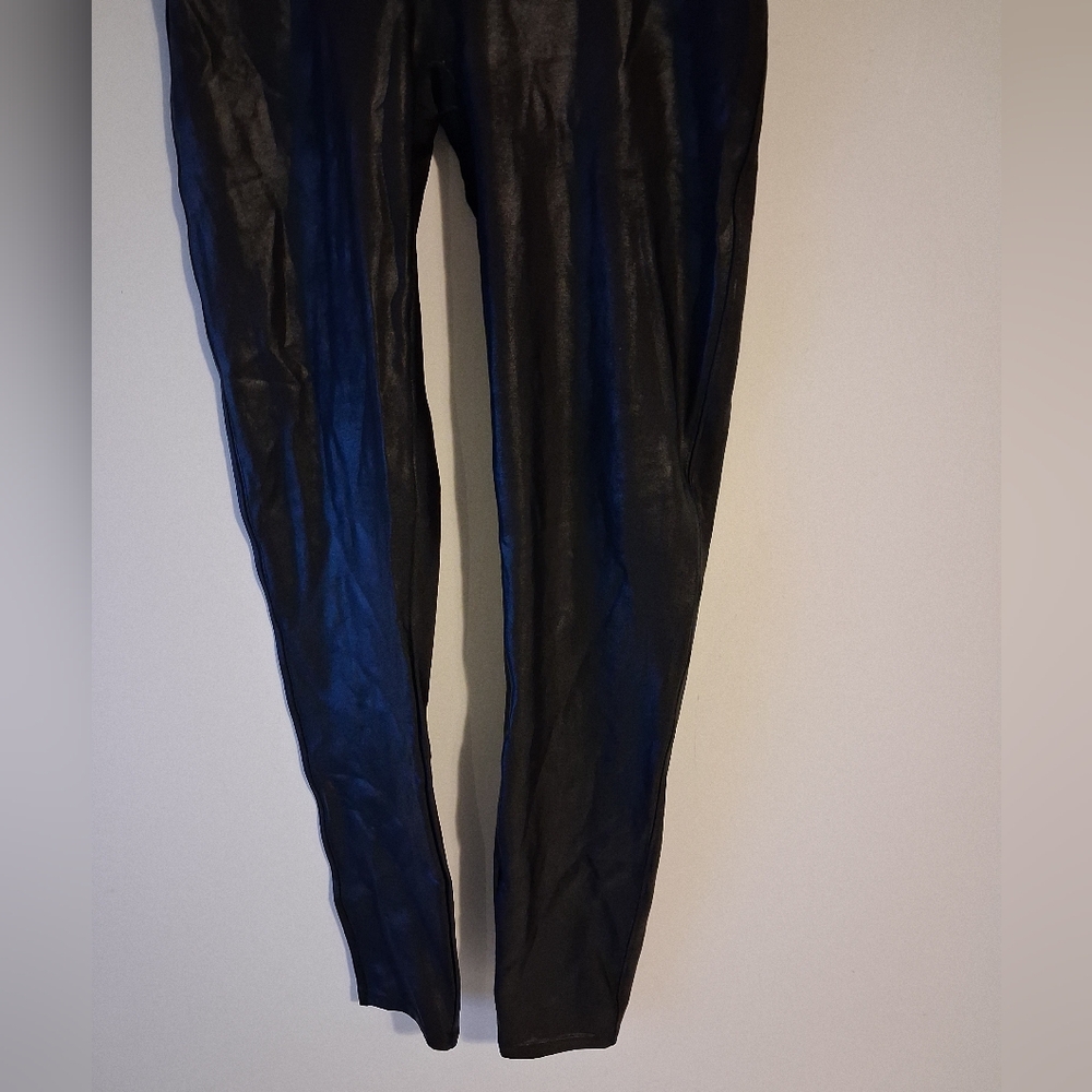 Spanx Black Faux Leather Leggings - Picture 2 of 8